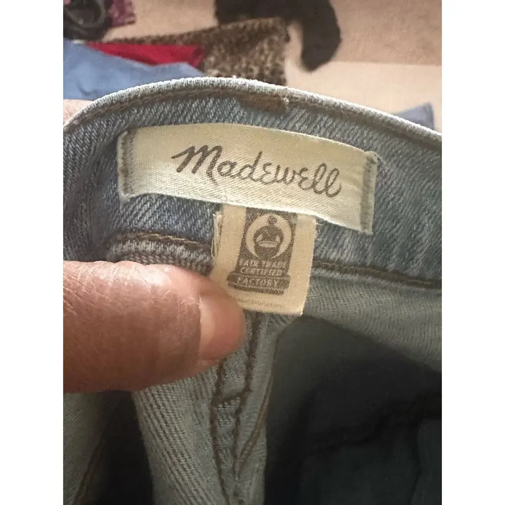 Madewell The Perfect Vintage Tapered Leg Jeans Light Wash Blue Women's Size 25 - Picture 8 of 9